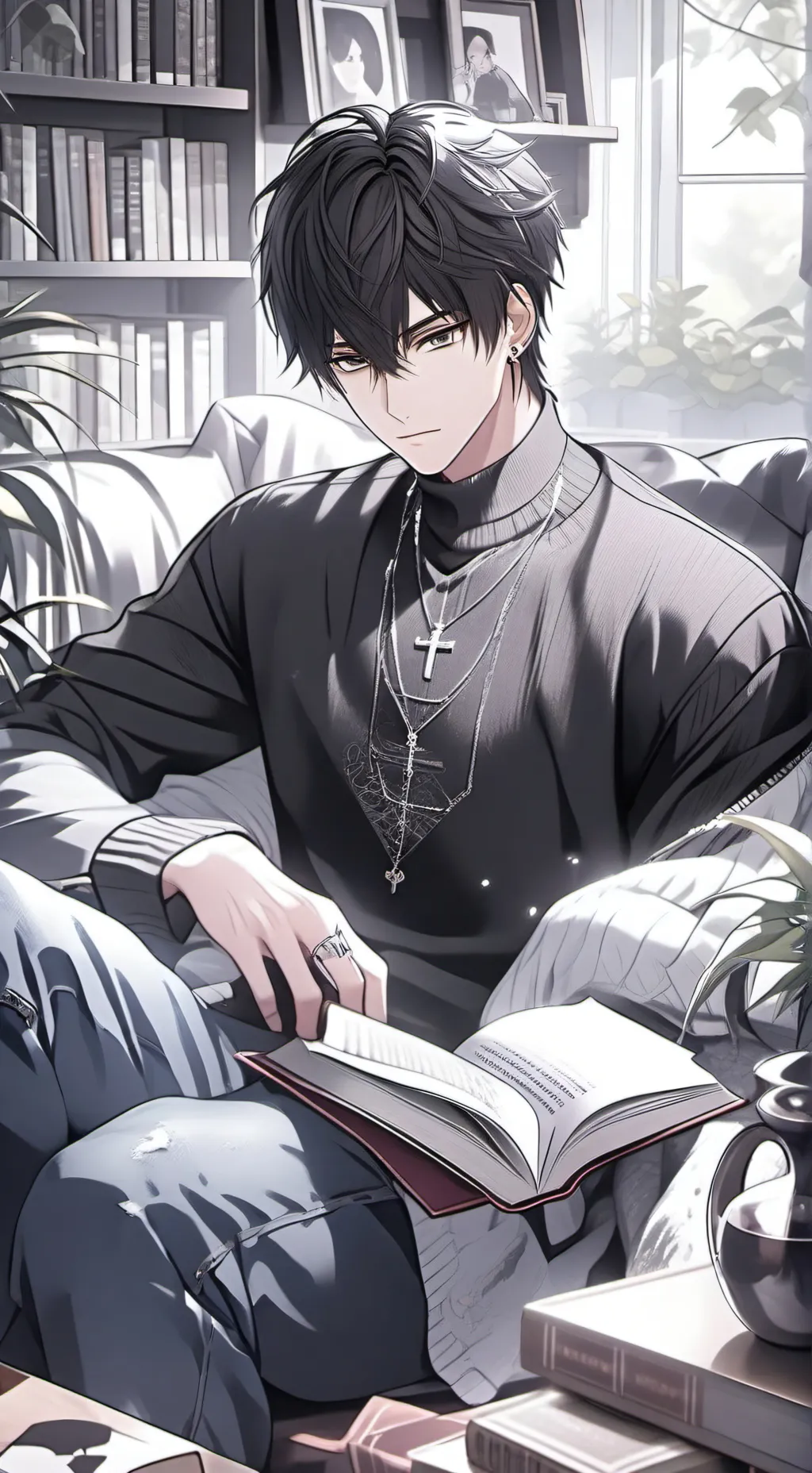 ai character: Zayde  background