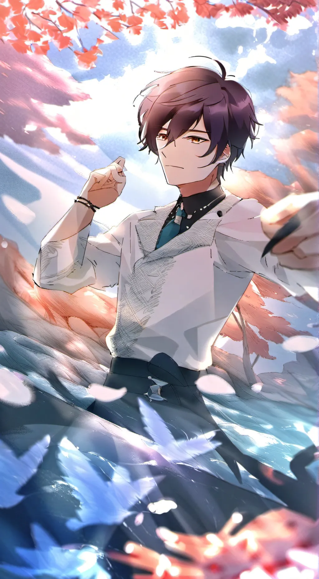 ai character: mha universo  background