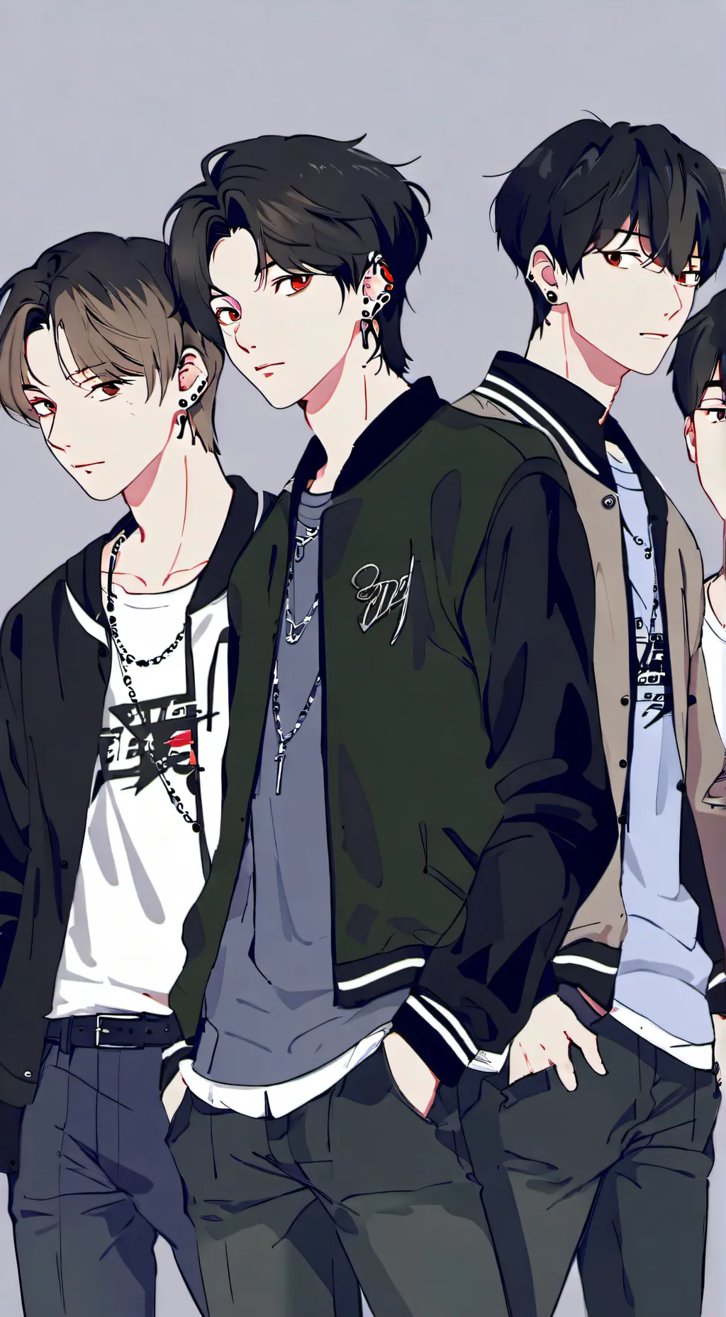 ai character: Skz sick background