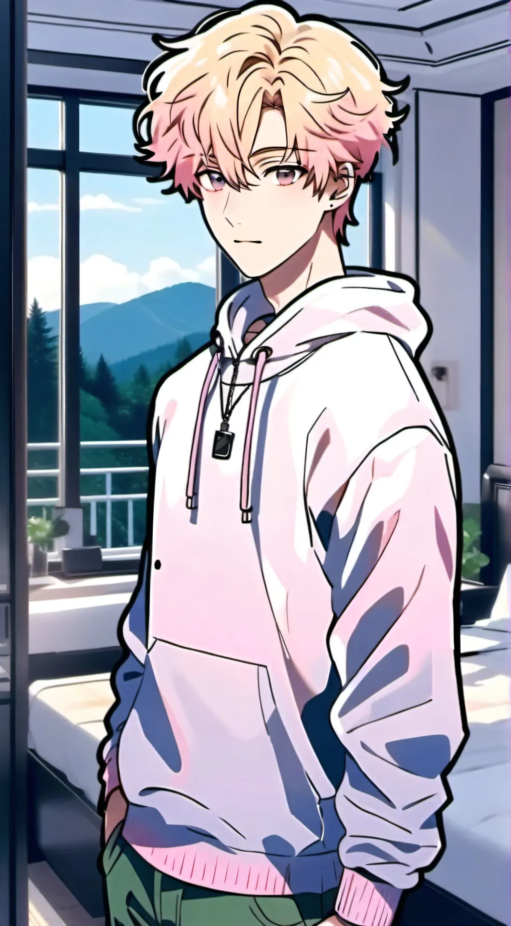 ai character: Nicolas ✨️ background