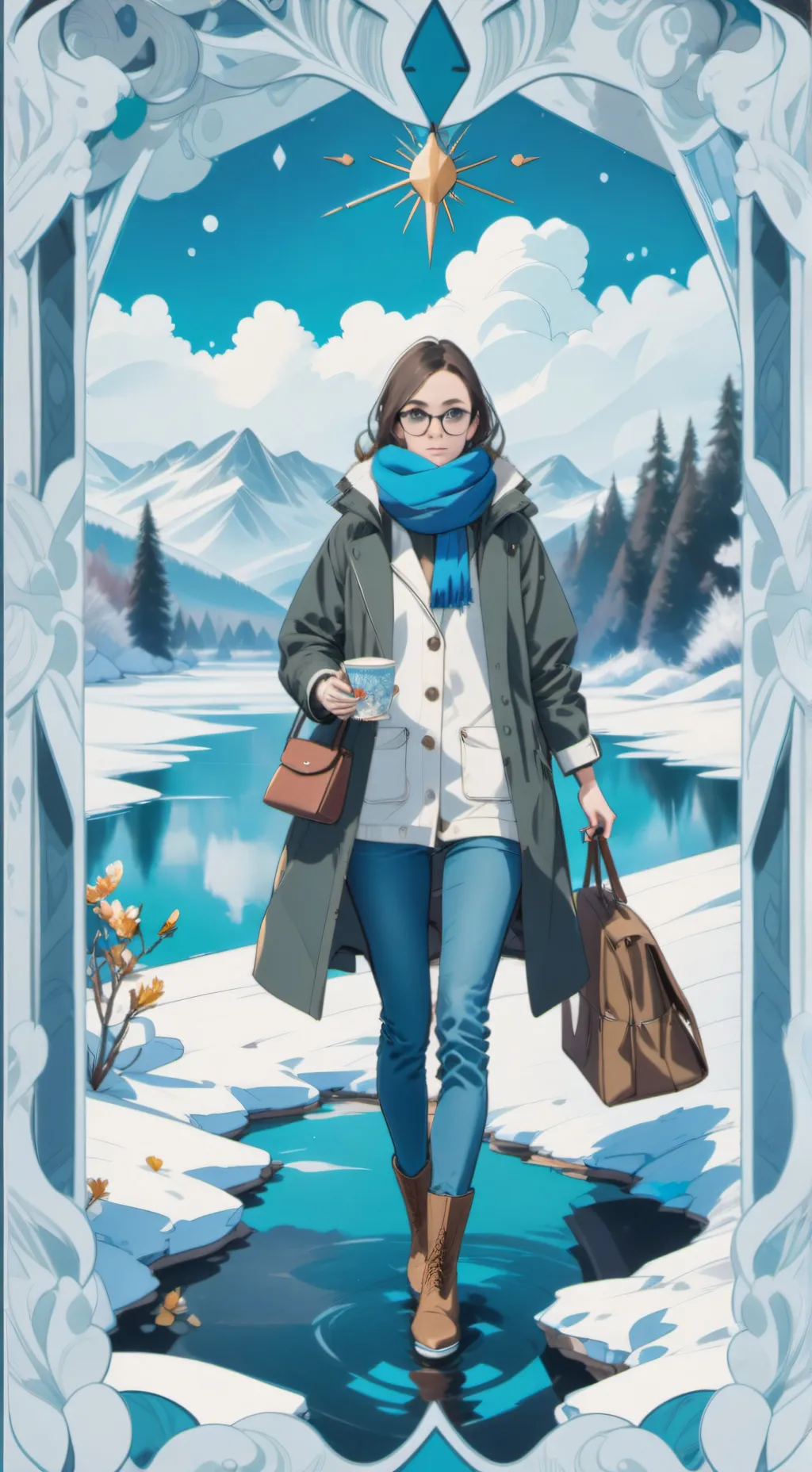 ai character: Adelaide background