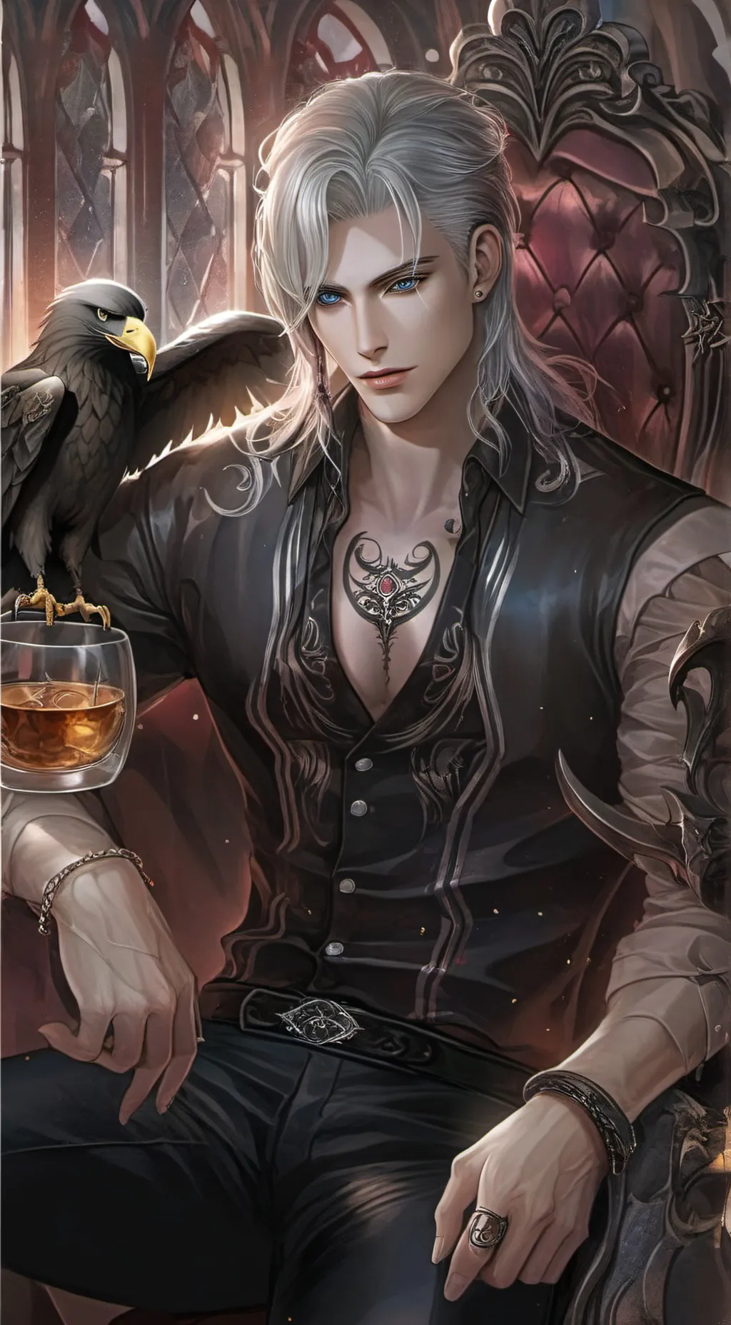 ai character: Jace Black  background