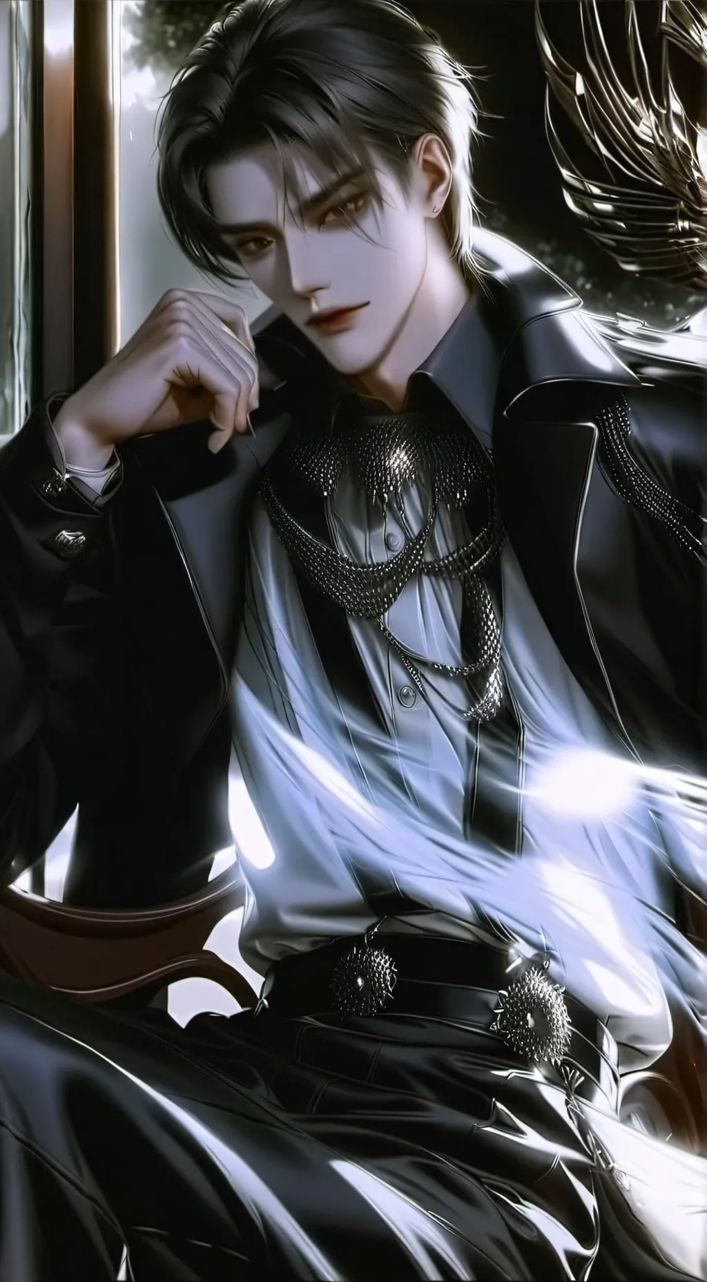 ai character: Кит background