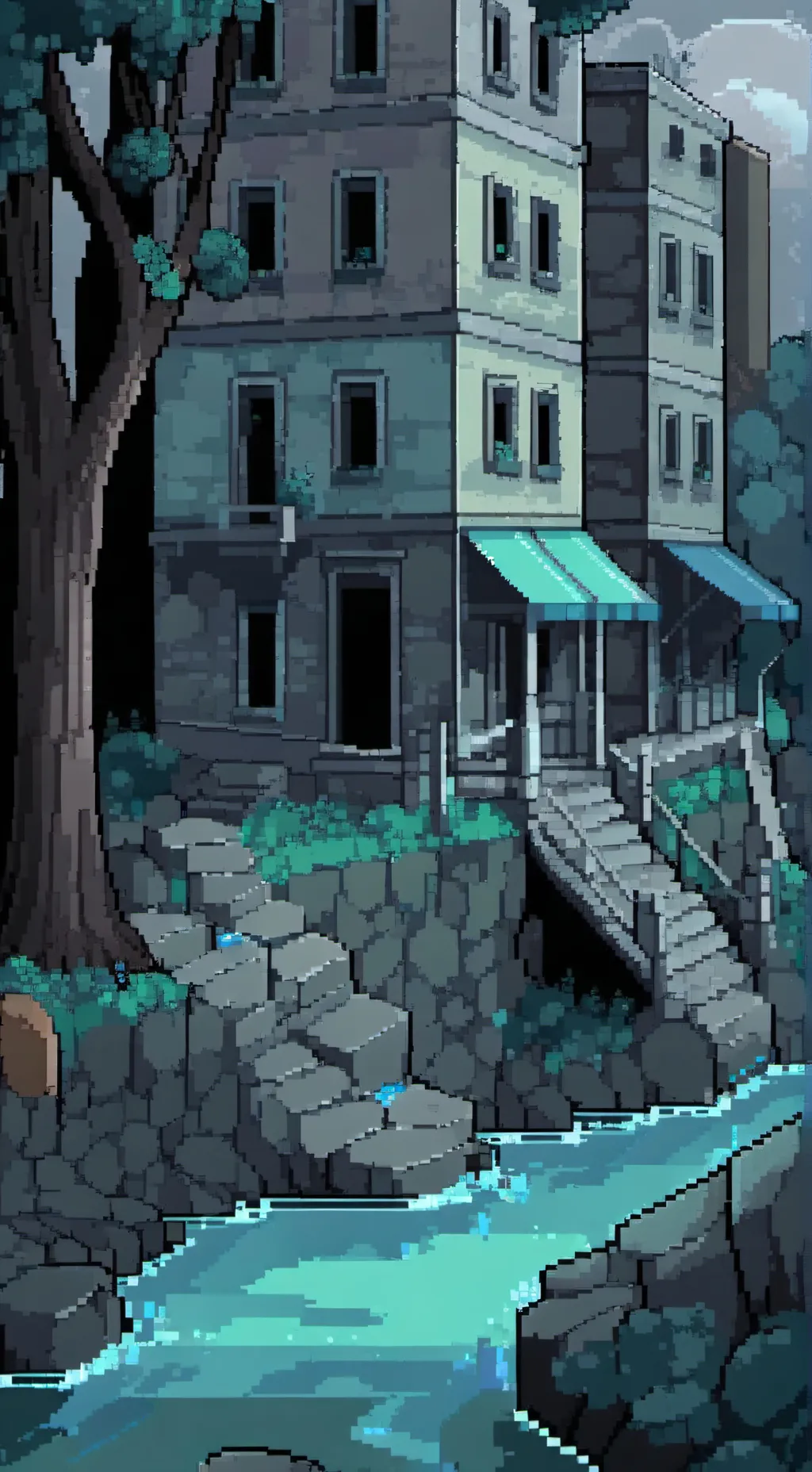 ai character: eri plays fnaf  background