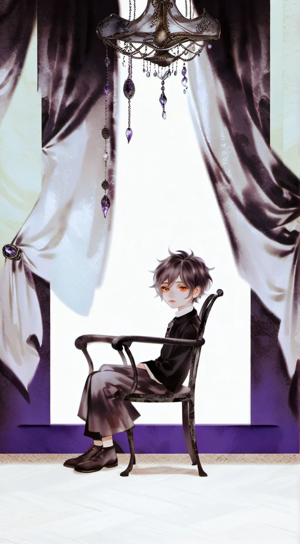 ai character: boy background