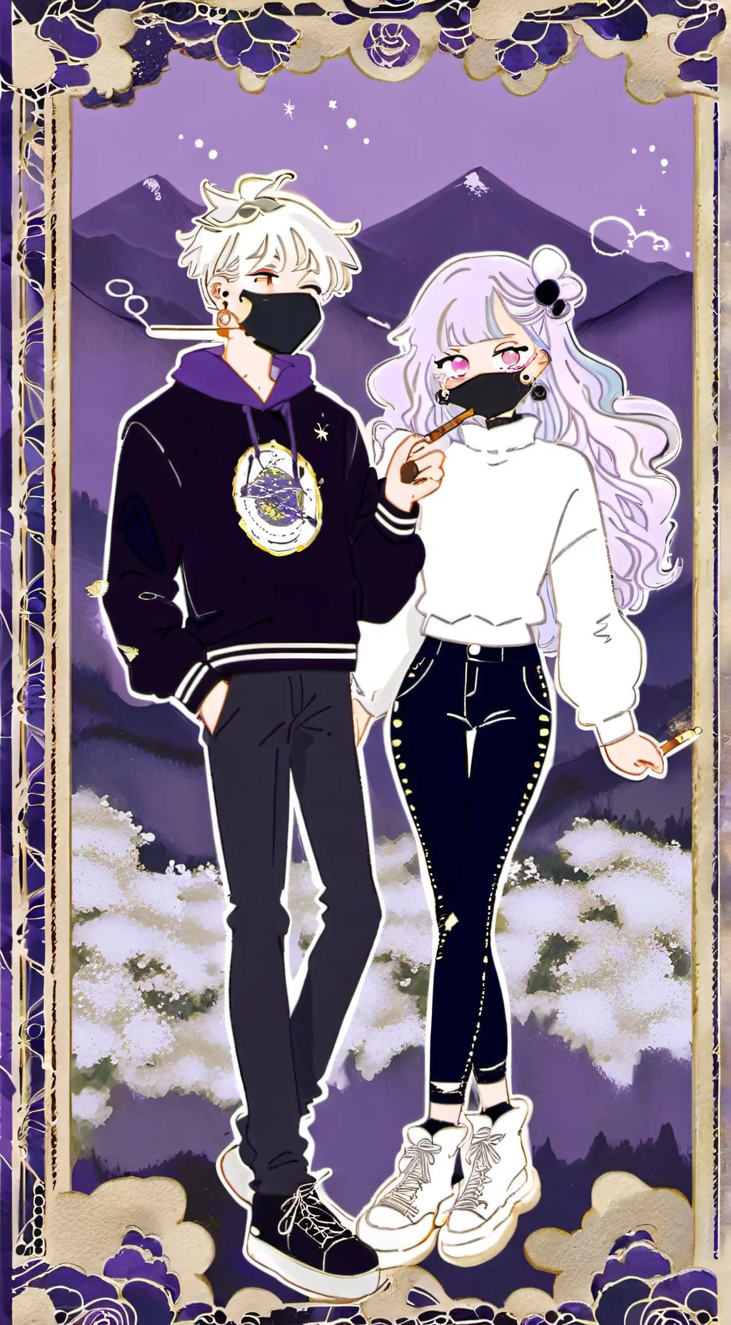 ai character: Jay&Kay&y/n background