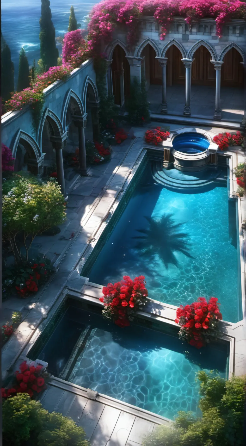 ai character: MHA PICK ME: POOL  background