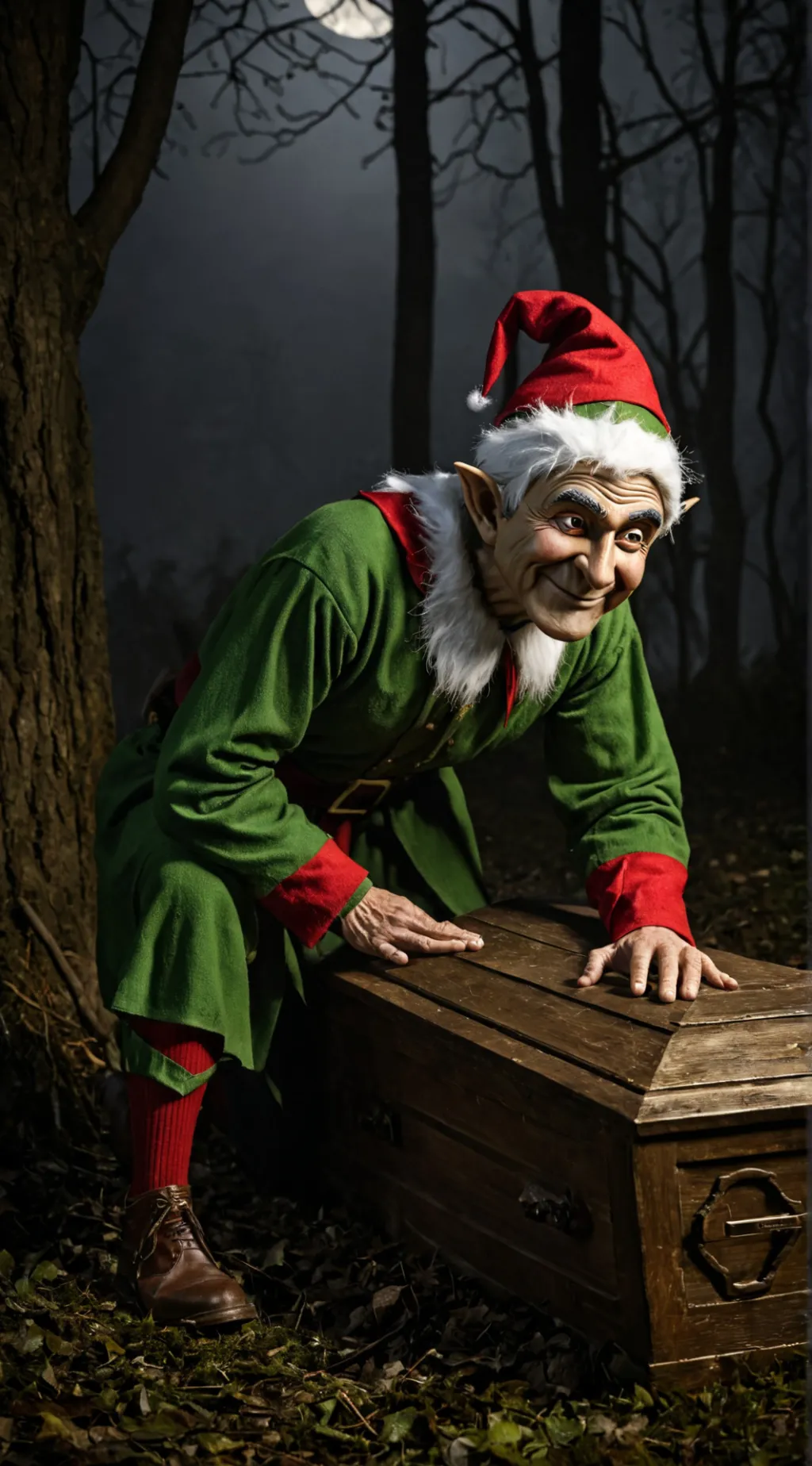 ai character: CTAPЫЙ ЭЛЬФ background