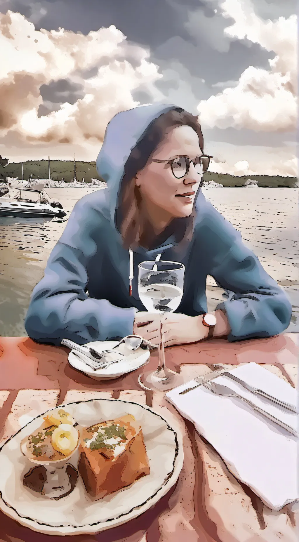 ai character: Elara background