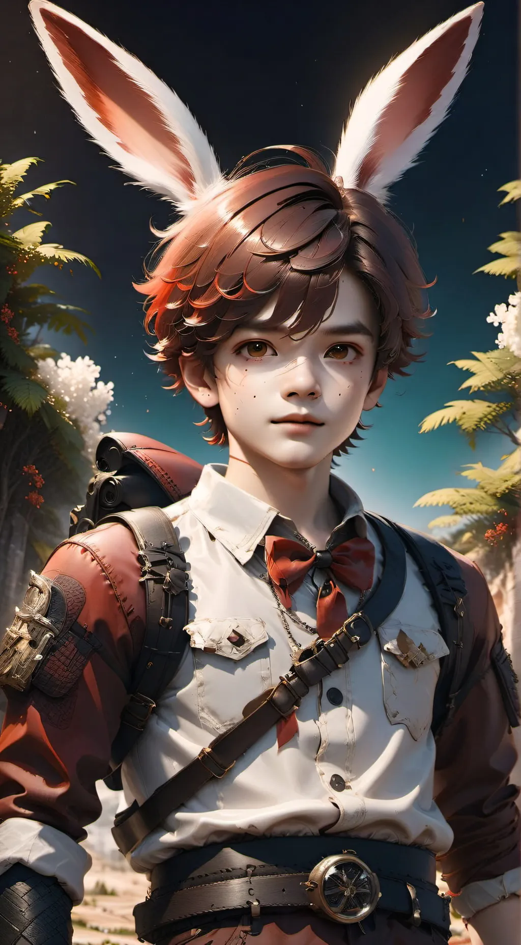 ai character: Tanjiro Kamado background