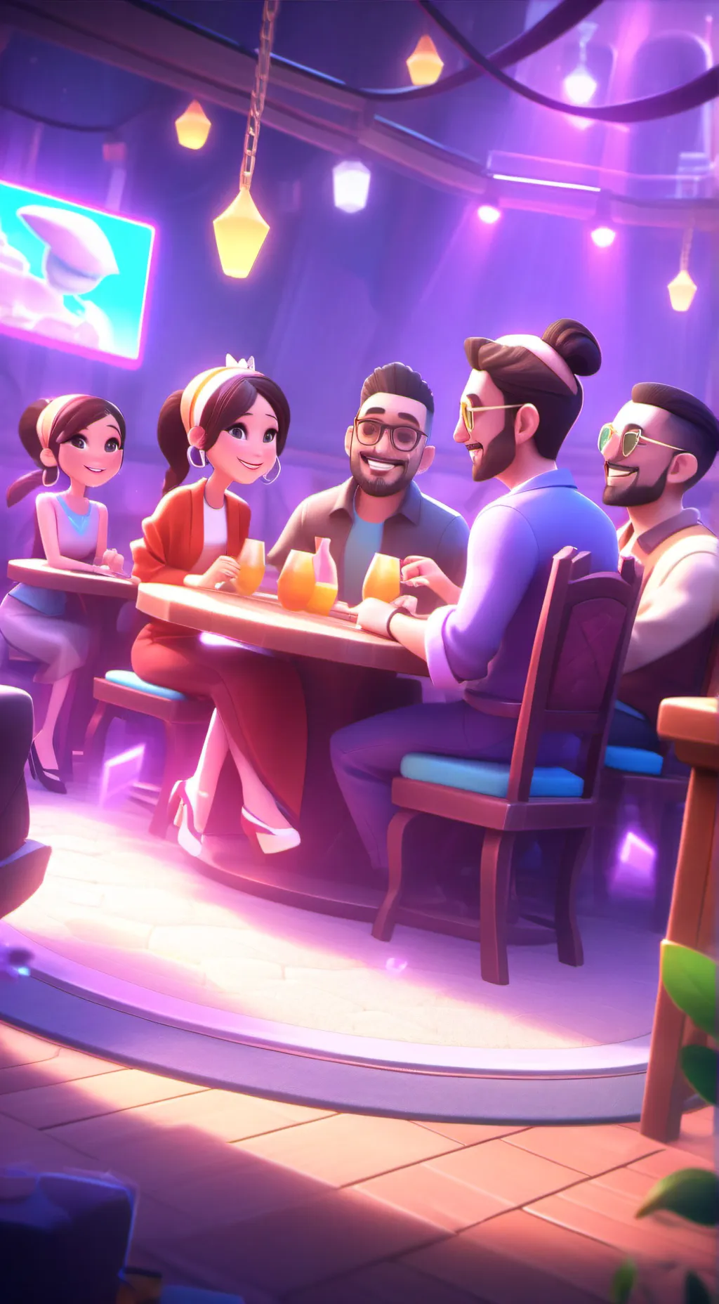 ai character: Mafia game  background