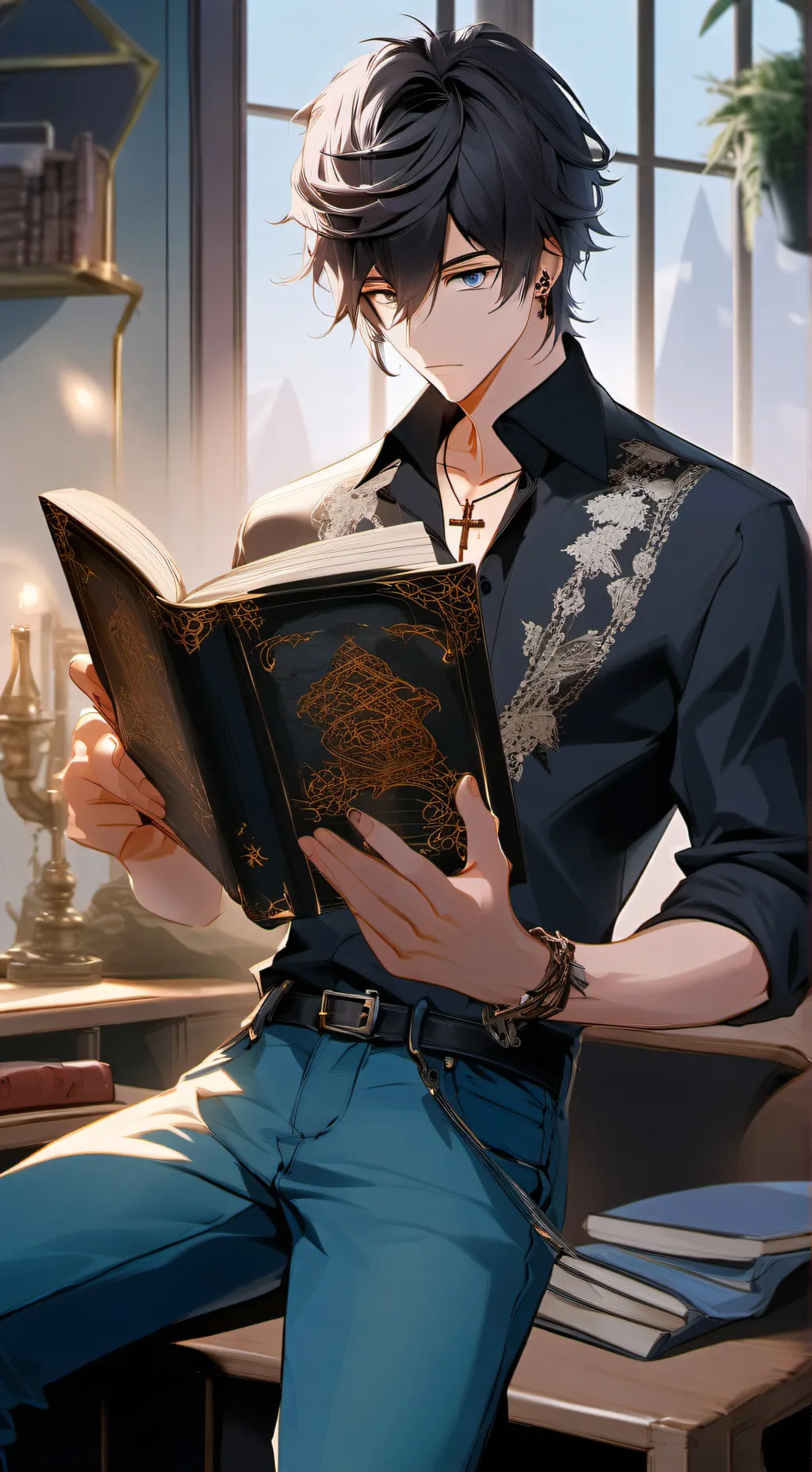 ai character: Zak background