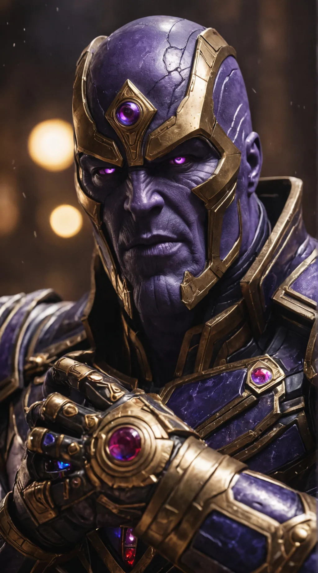 ai character: Thanos background