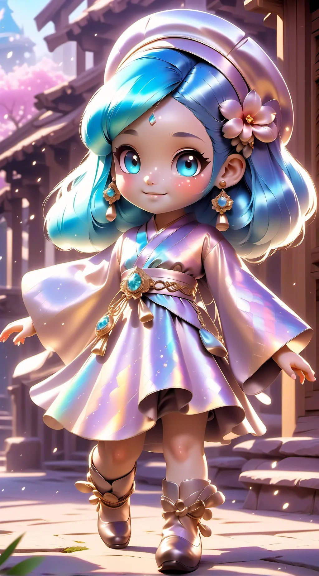 ai character: doll background