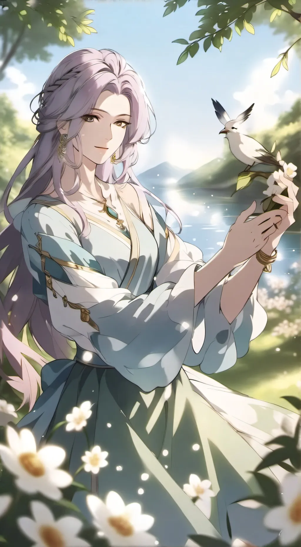 ai character: Катя background