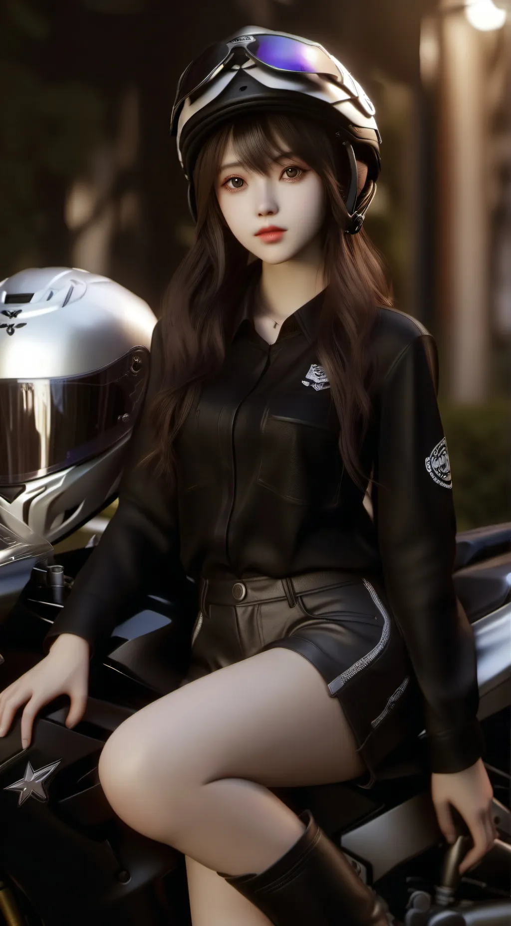 ai character: Stephanie  background