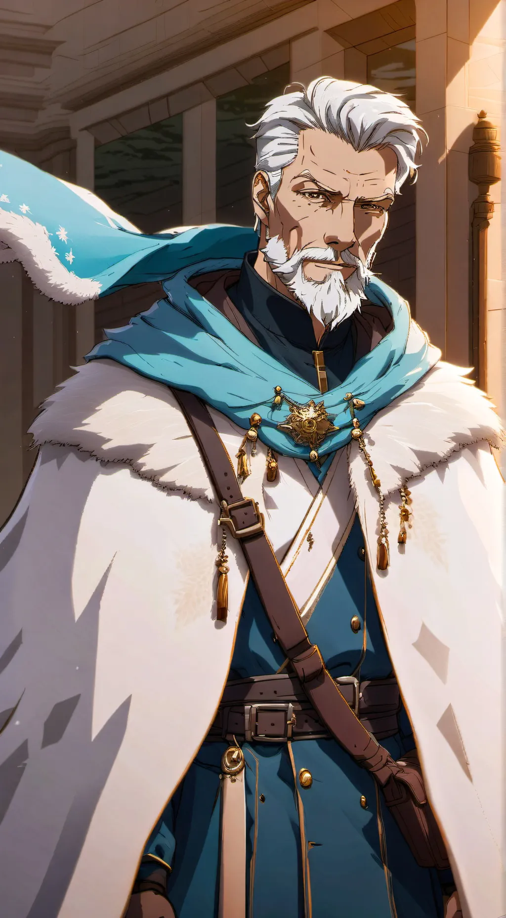 ai character: Edward Avalanché  background