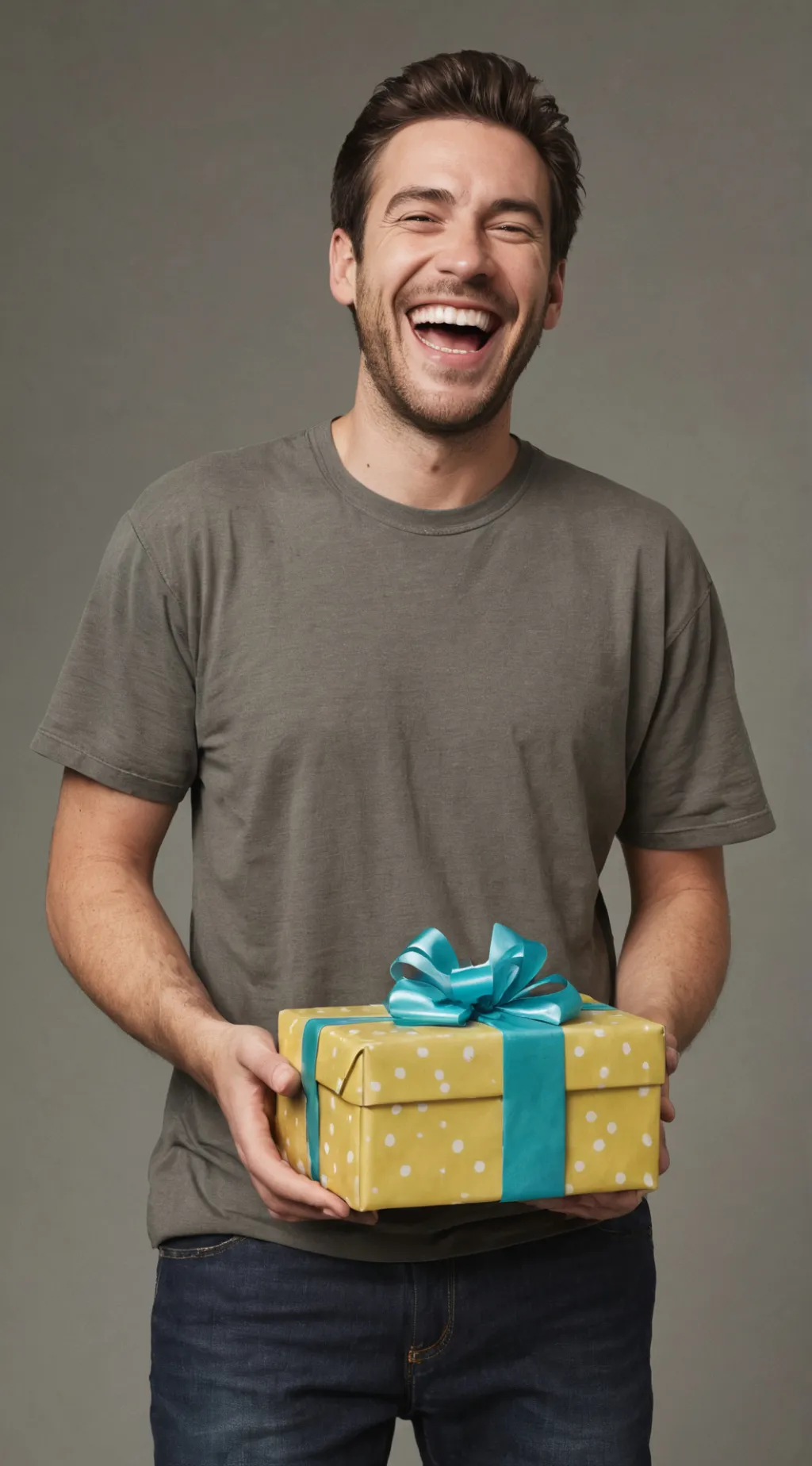 ai character: Подарок  background