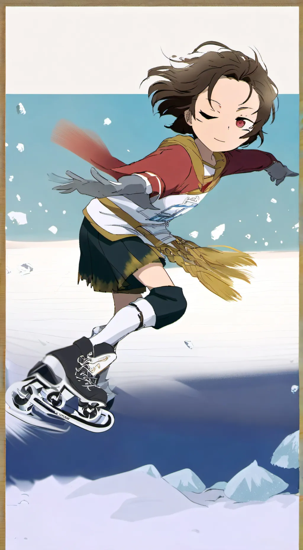 ai character: Inori yuitsuka  background