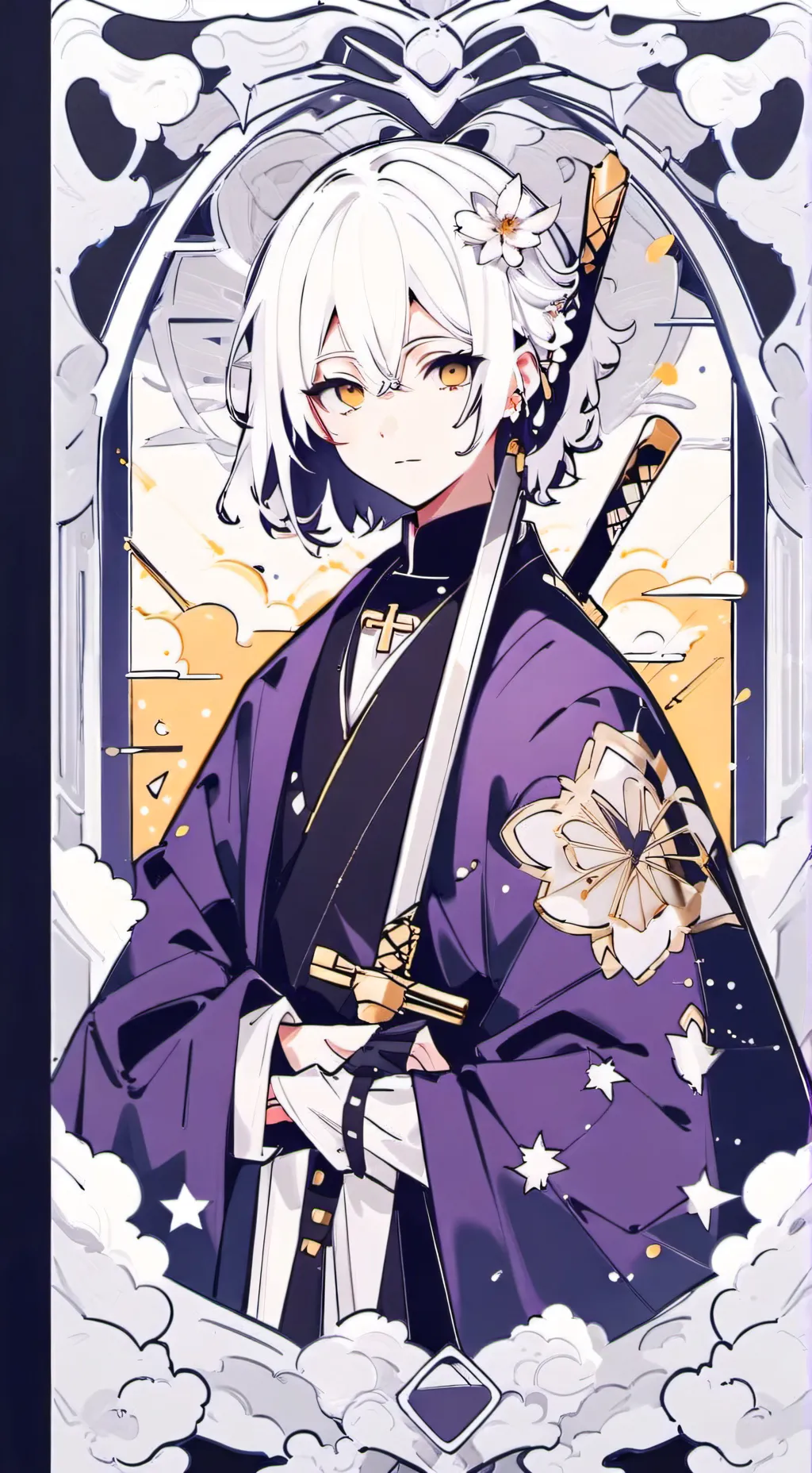 ai character: Lunaria background