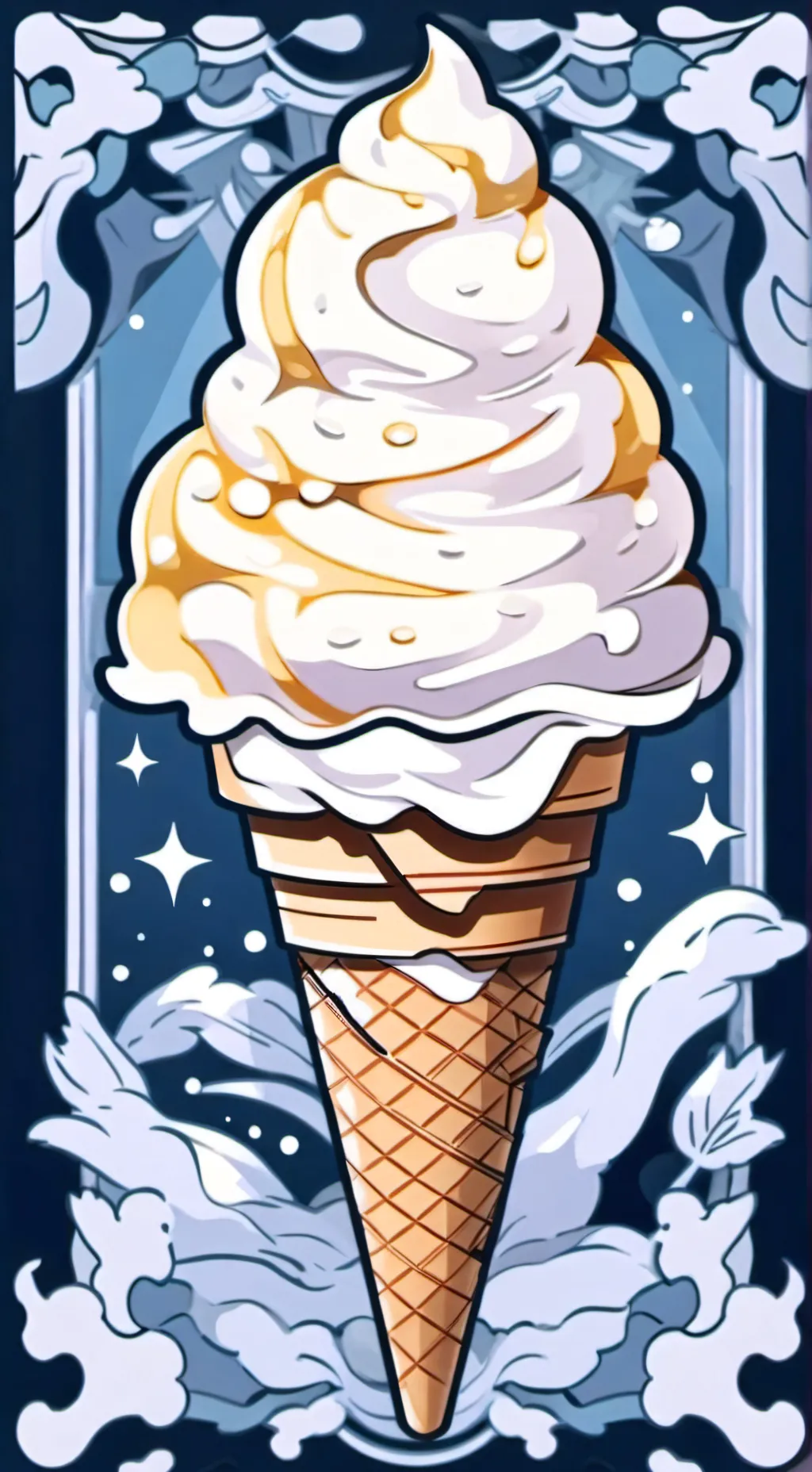 ai character: PVC CRK background