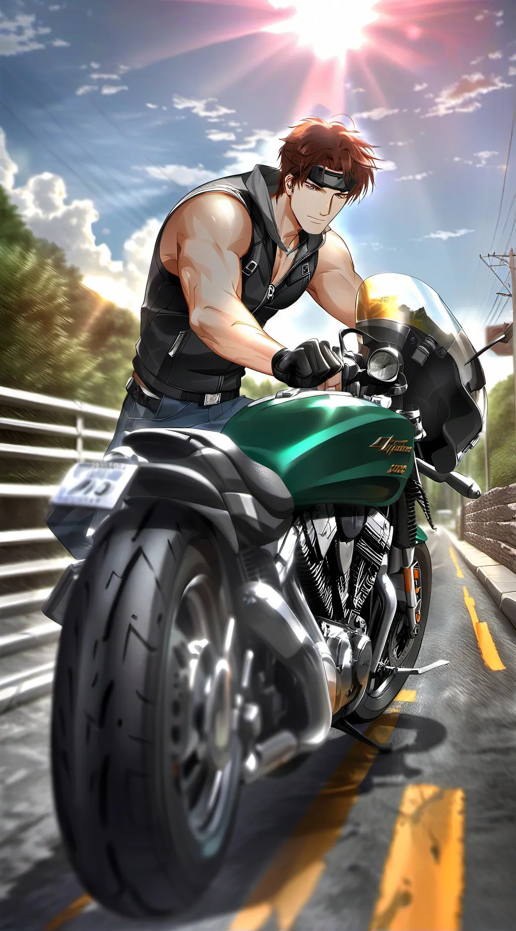 ai character: Derek  background