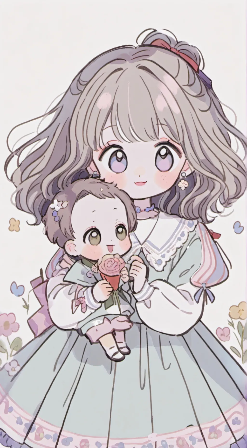 ai character: adopted kid background