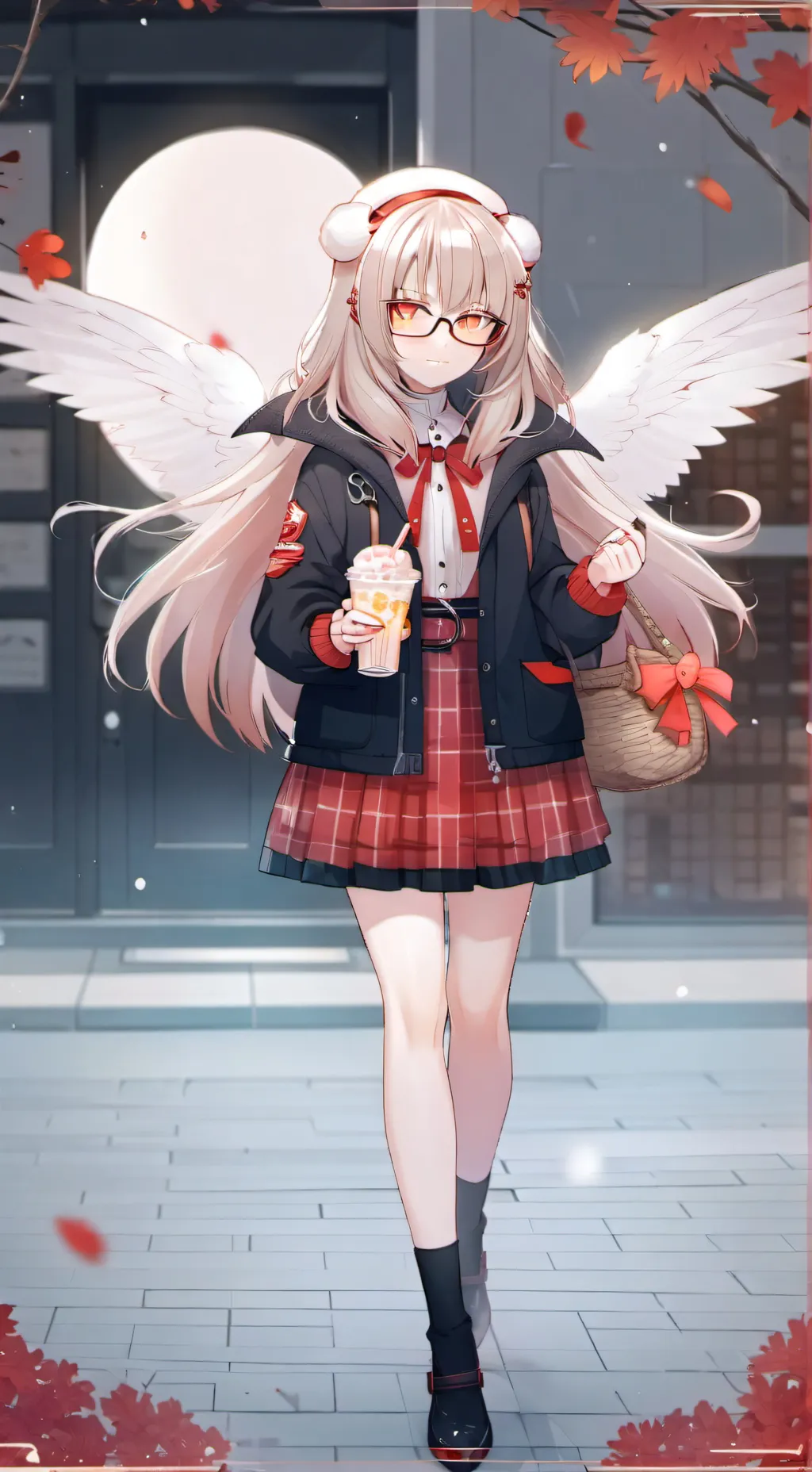 ai character: Nora-Angry angel background