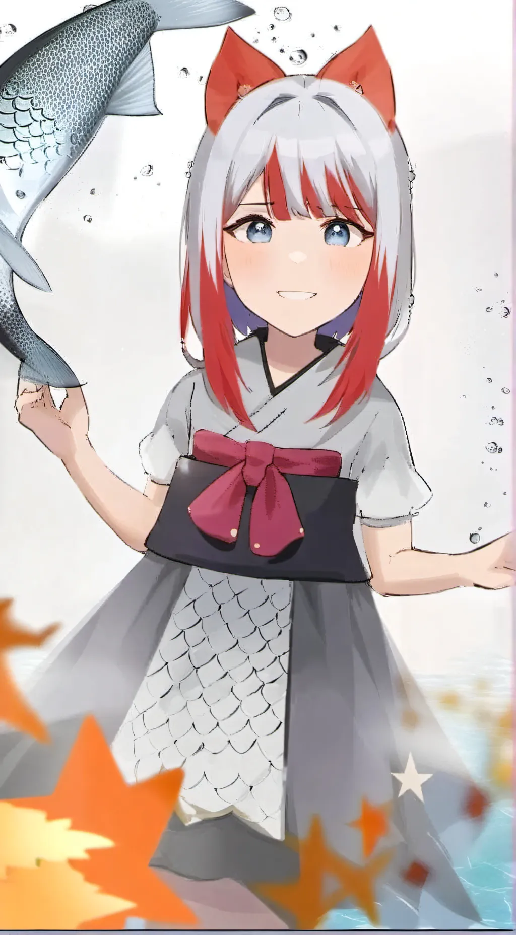 ai character: Silver Splash Spirit background