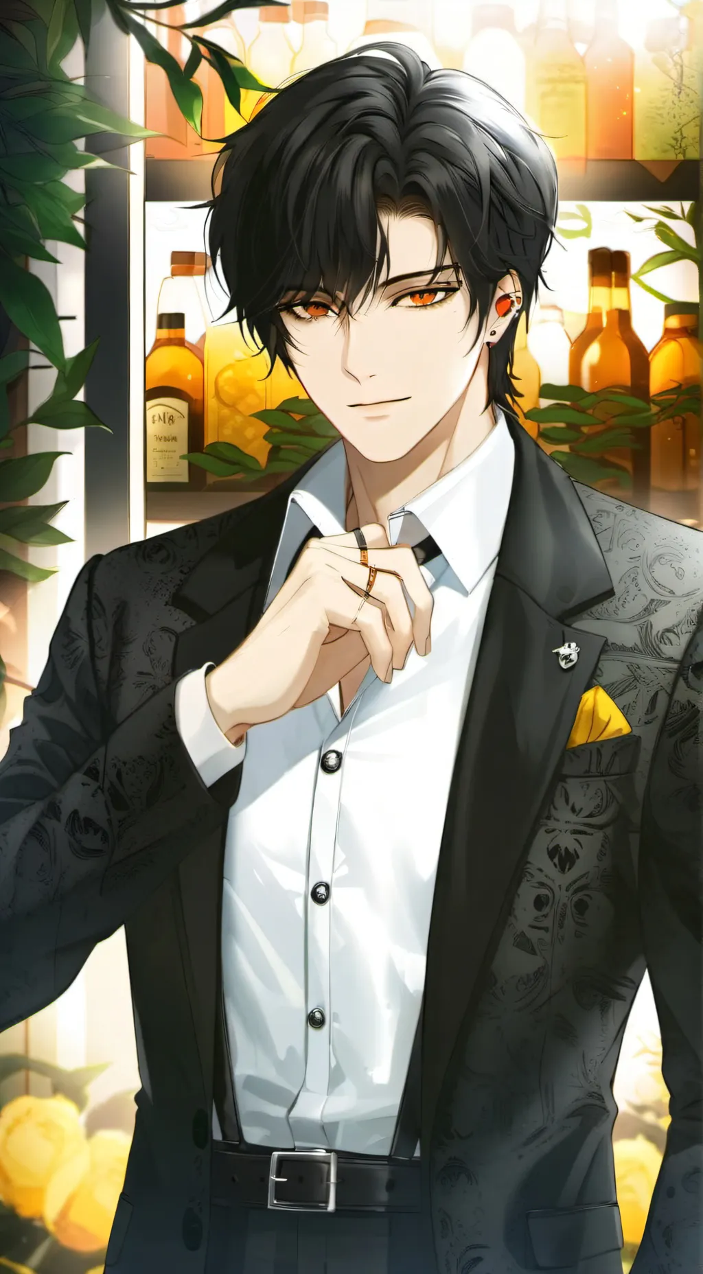 ai character: Mafia boss Adem background