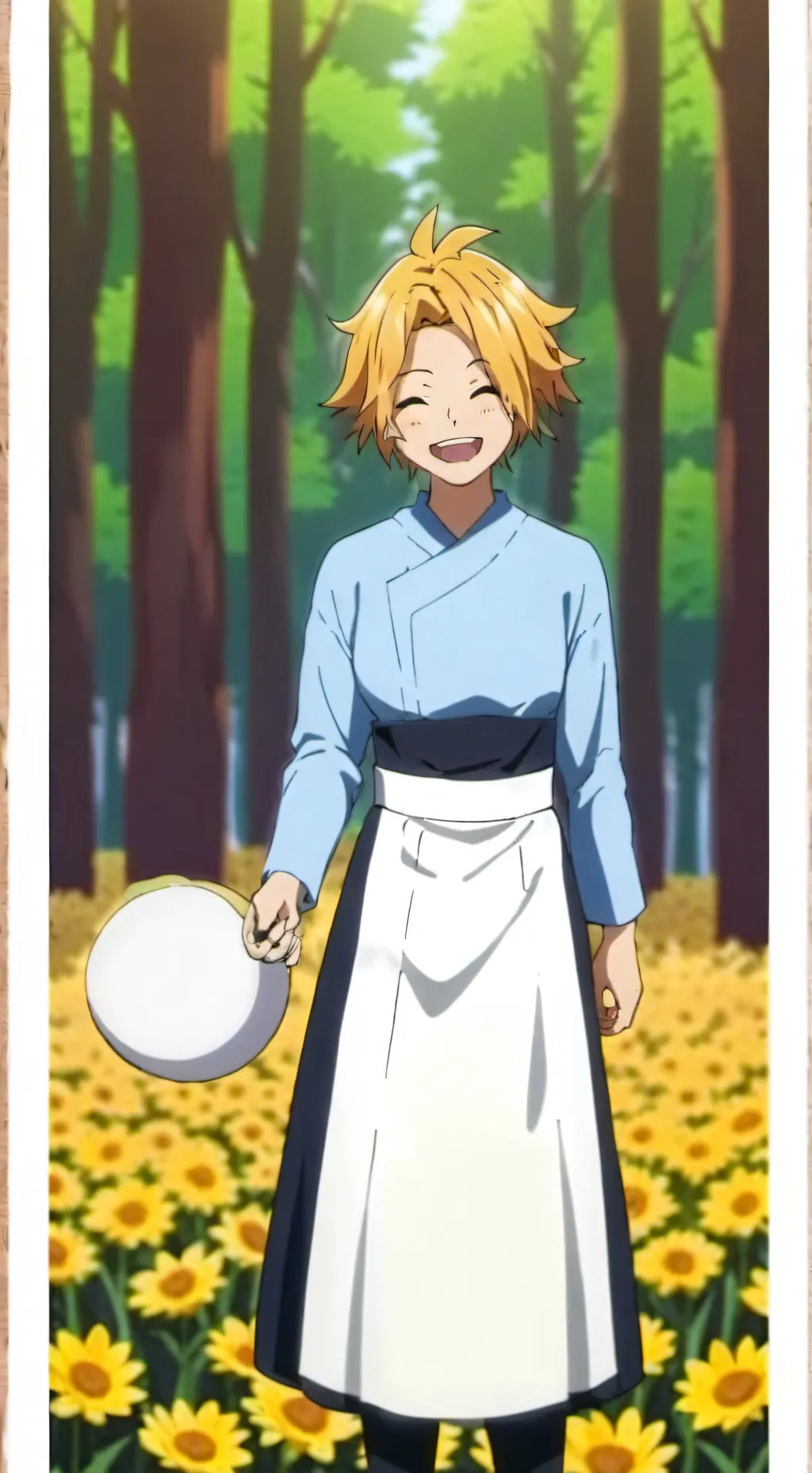 ai character: denki en fille background