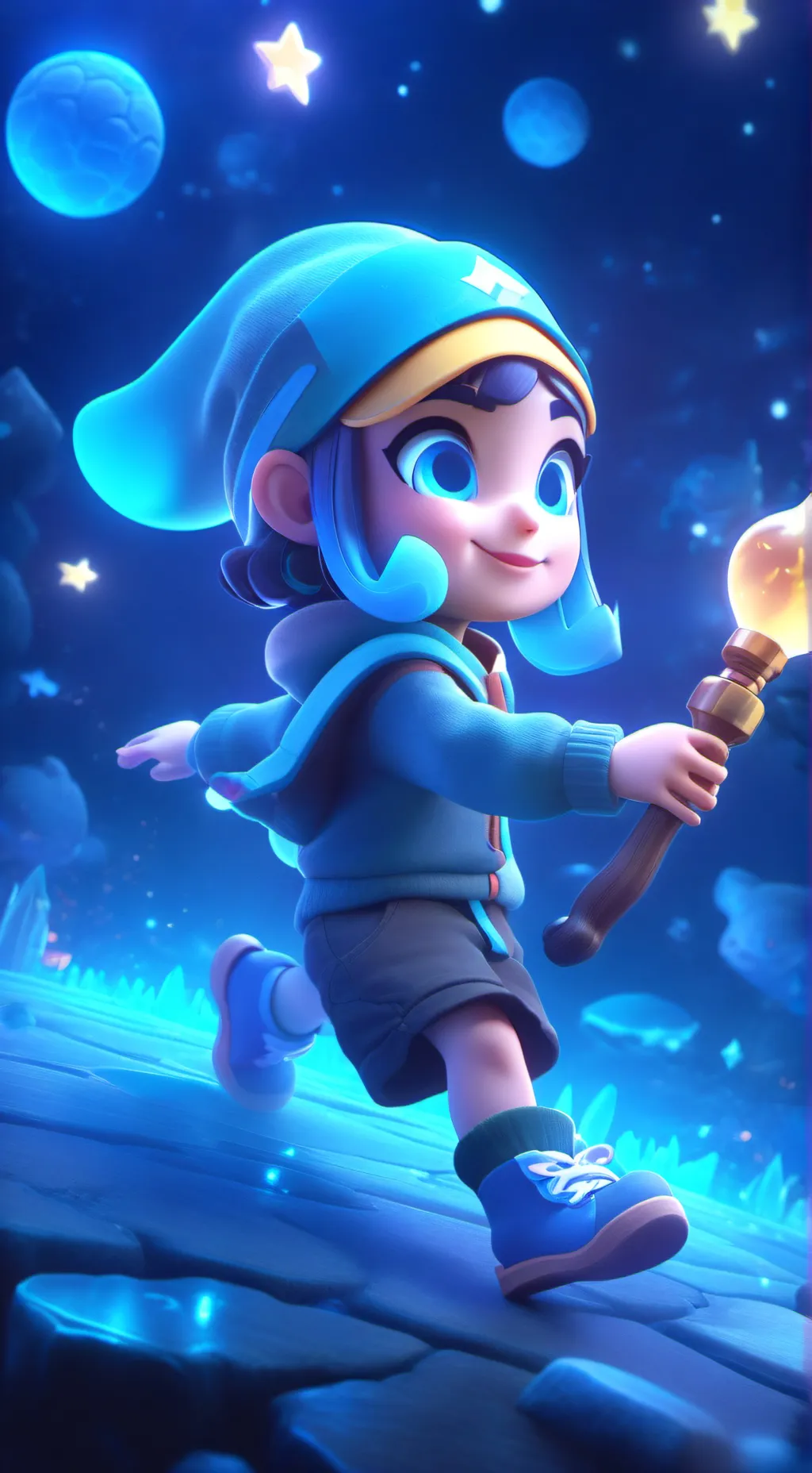 ai character: Squid Game  background