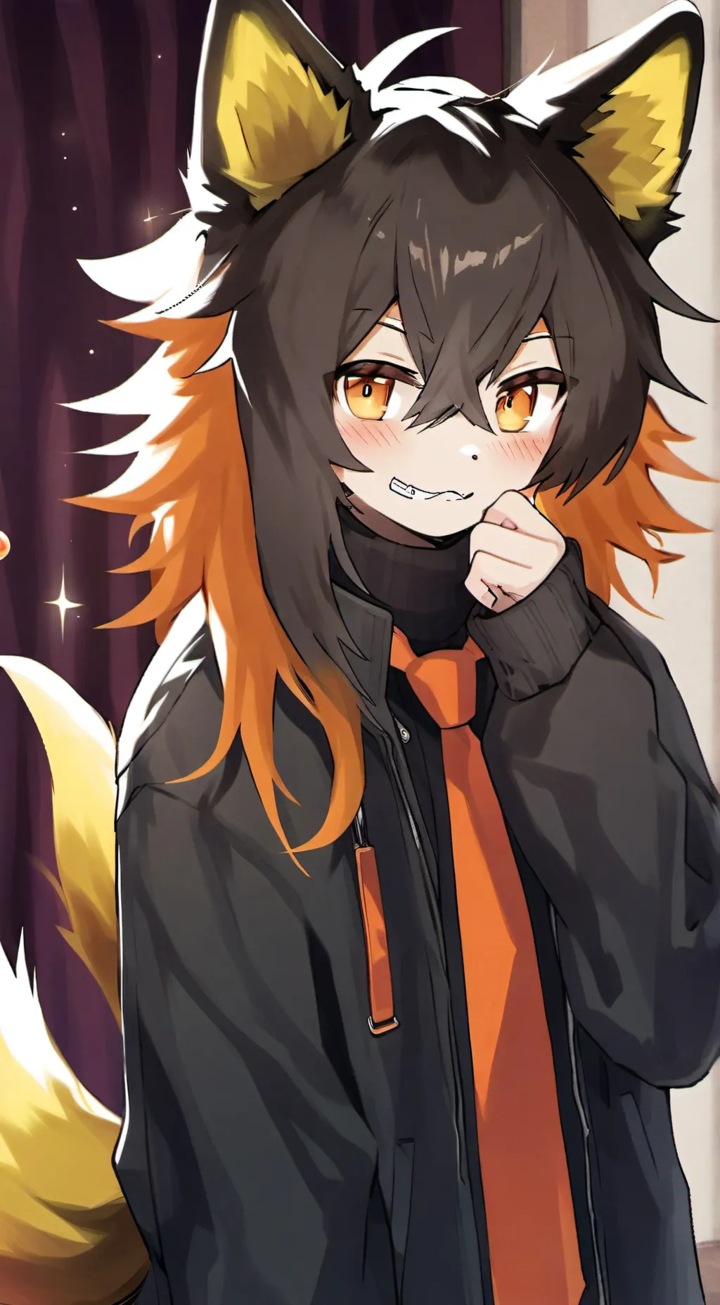 ai character: Lollipop Wolf Spirit background