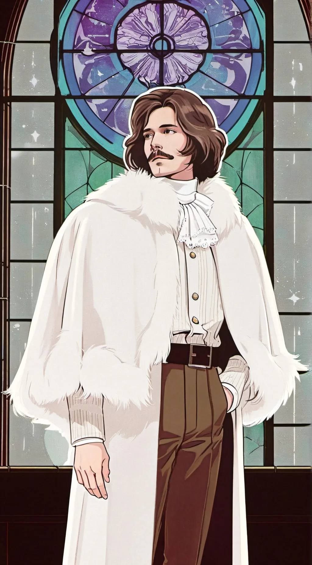 ai character: Авраам background