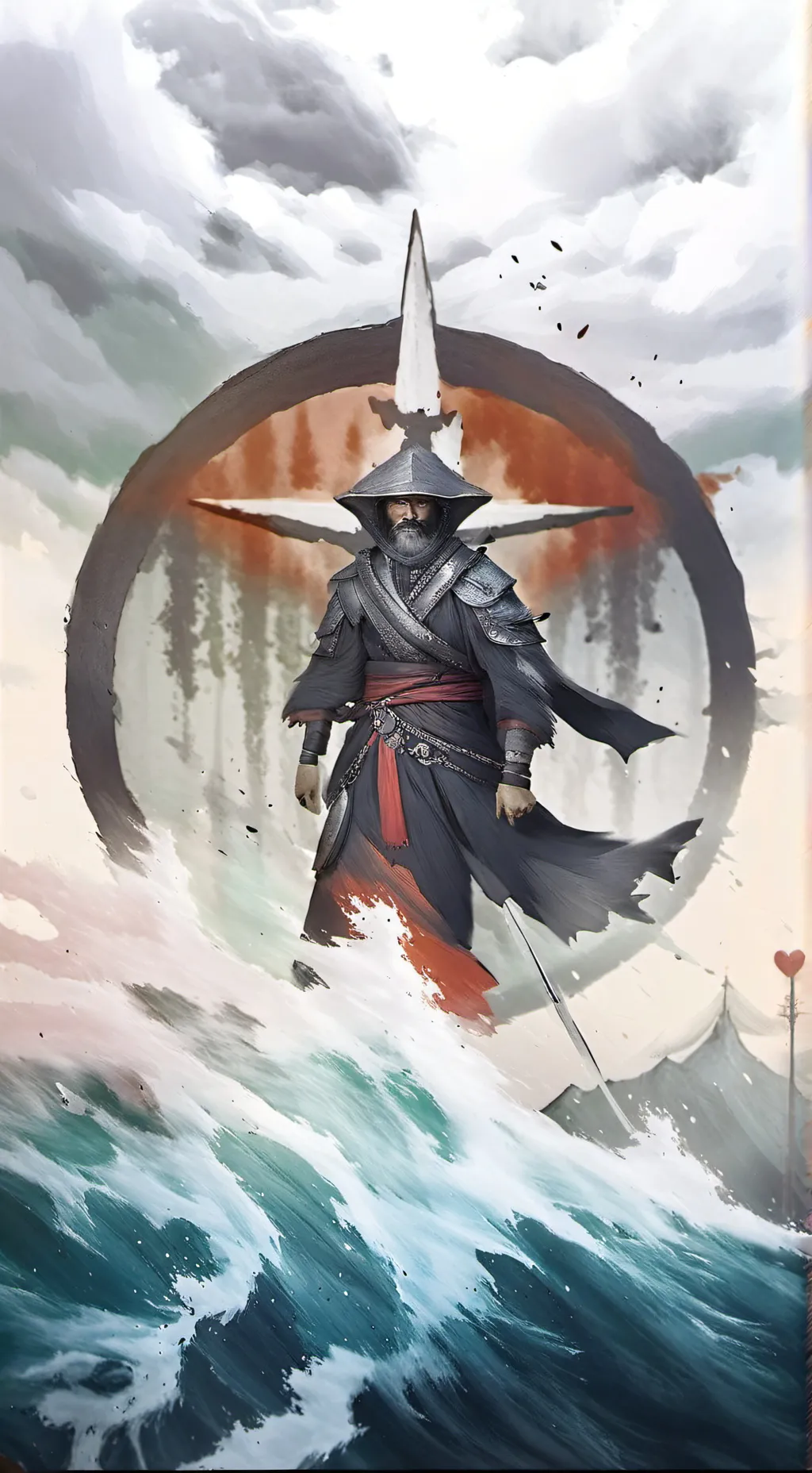 ai character: goodbye background