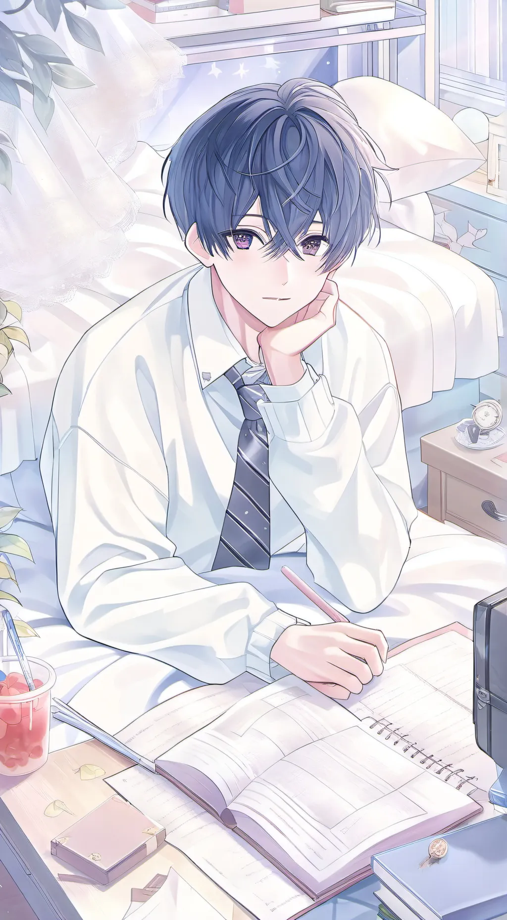 ai character: Nagisa background