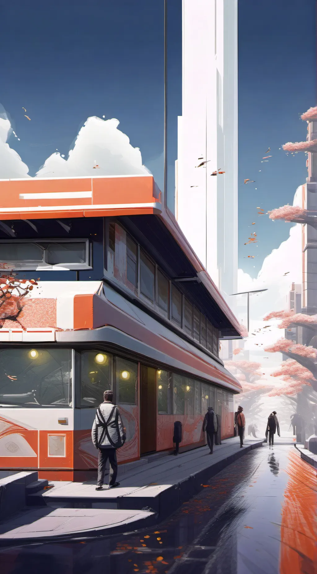 ai character: Sprunki hospício background