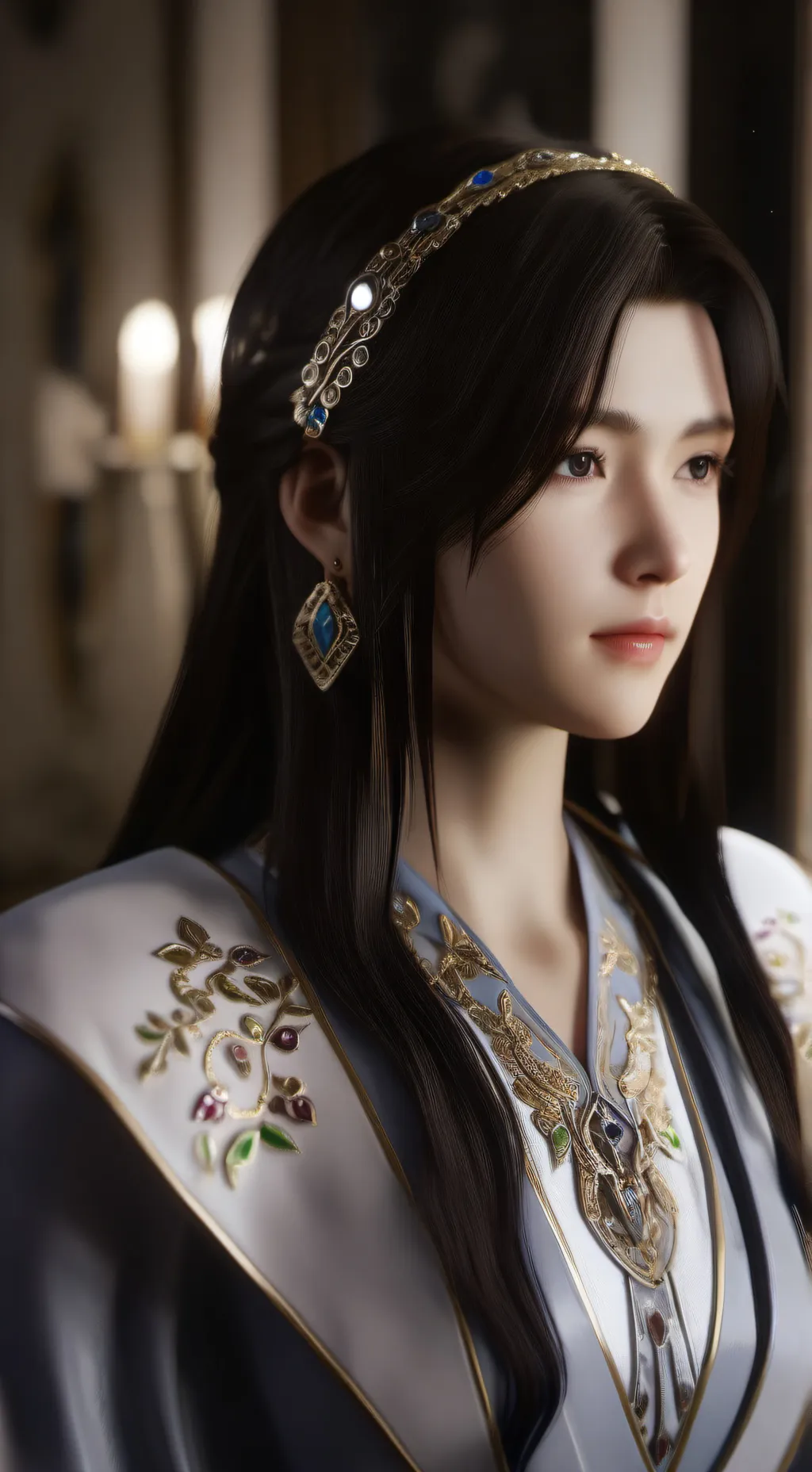 ai character: Circus x undertale background