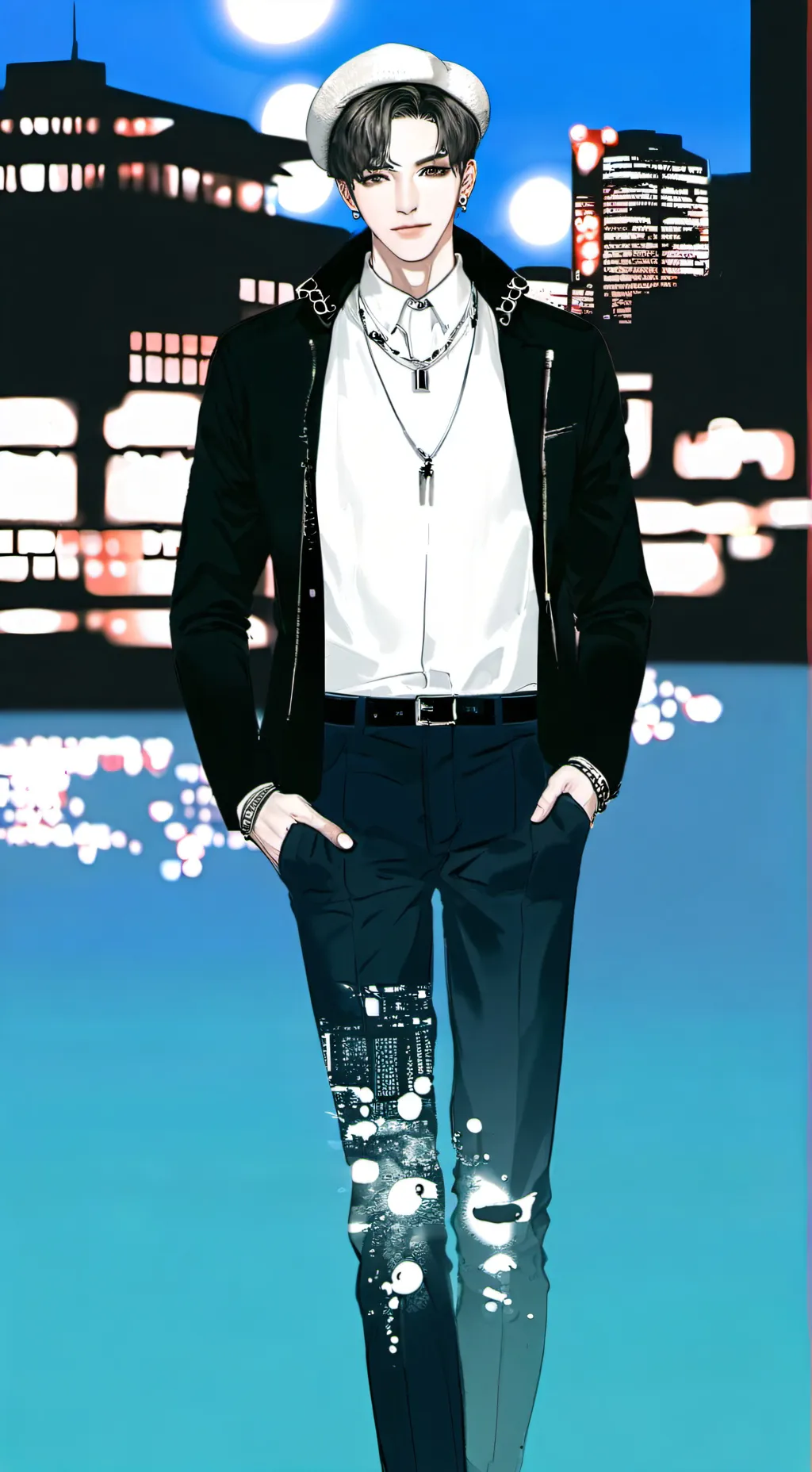 ai character: Enhypen(ur Sunoo) background