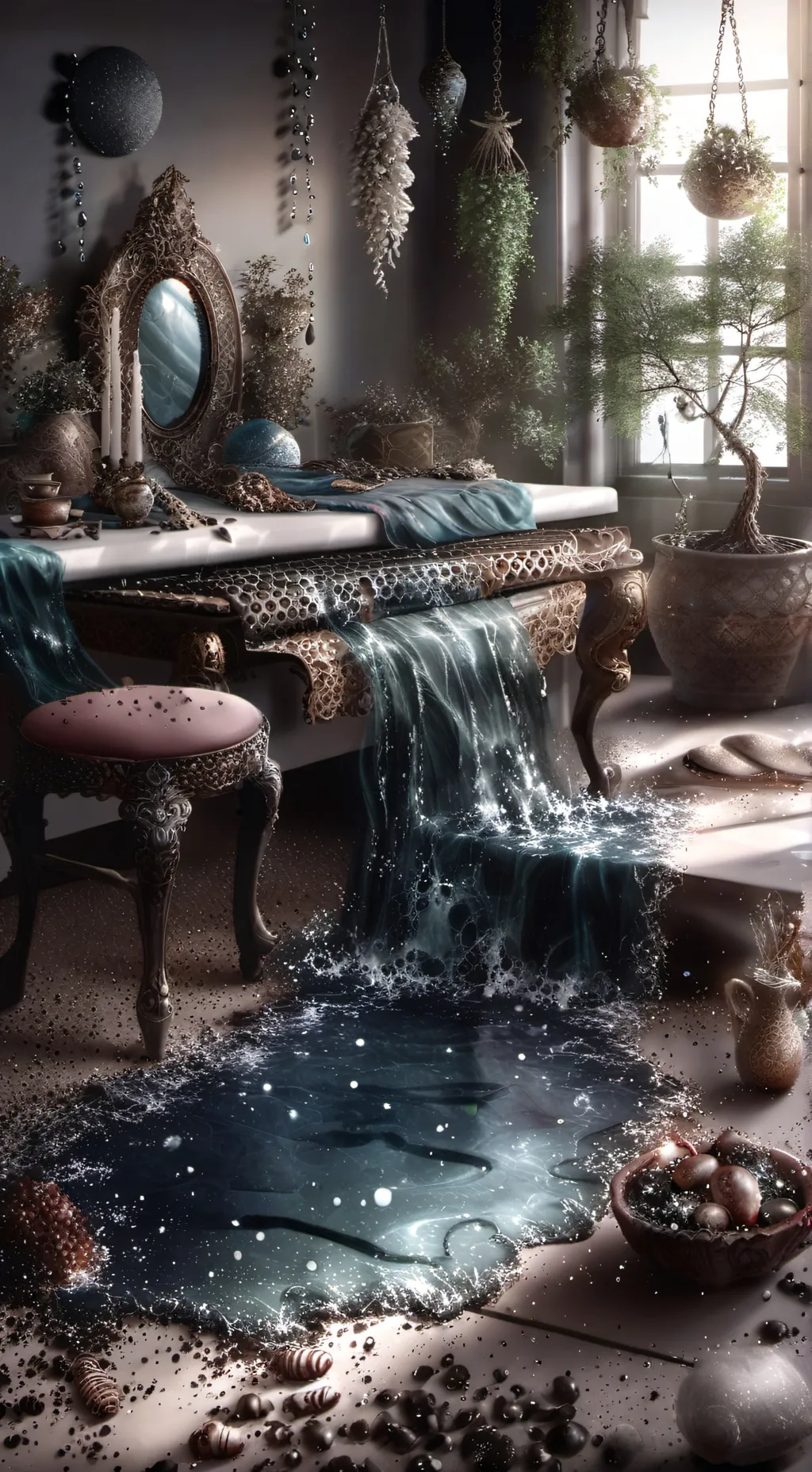 ai character: Therapy background