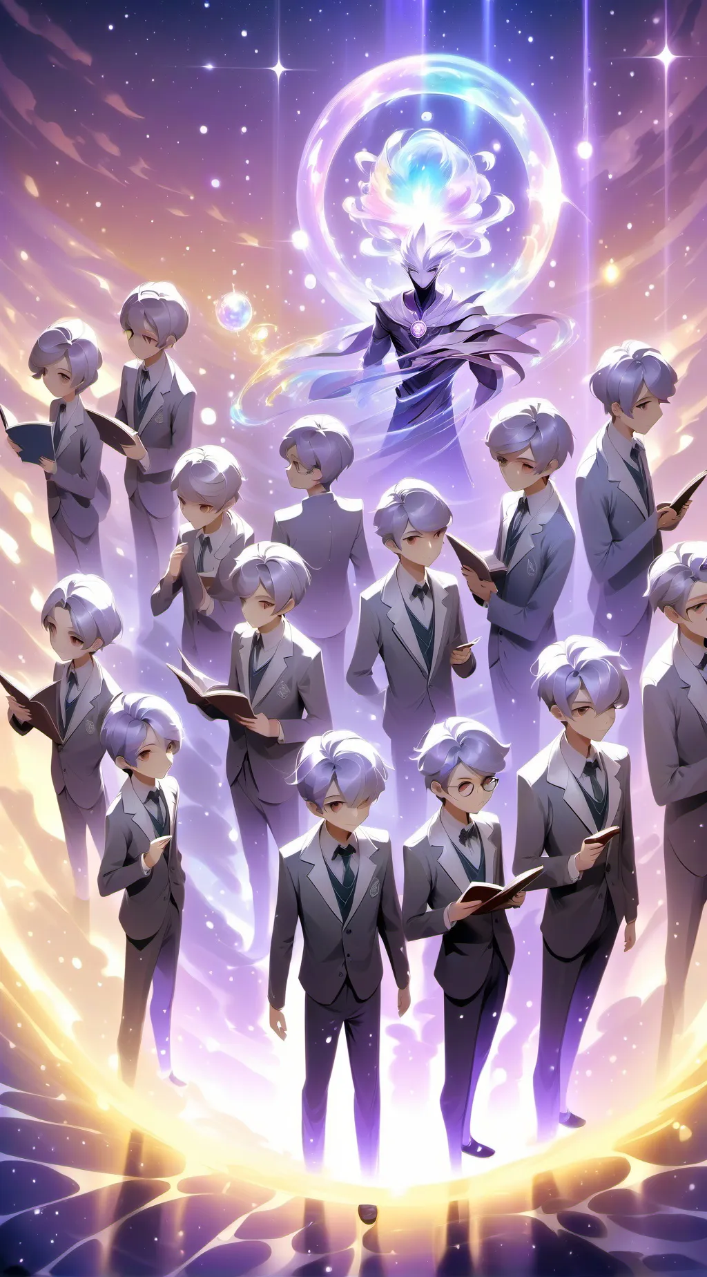 ai character: Element academy  background