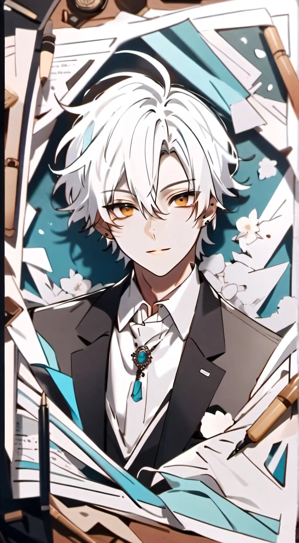 ai character: Gabriel 🏳️‍🌈 background