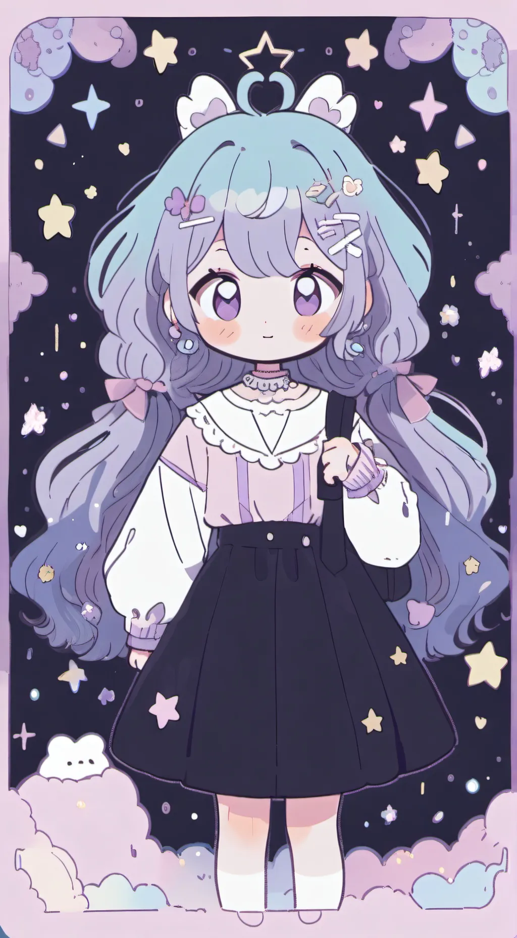 ai character: little sister  background