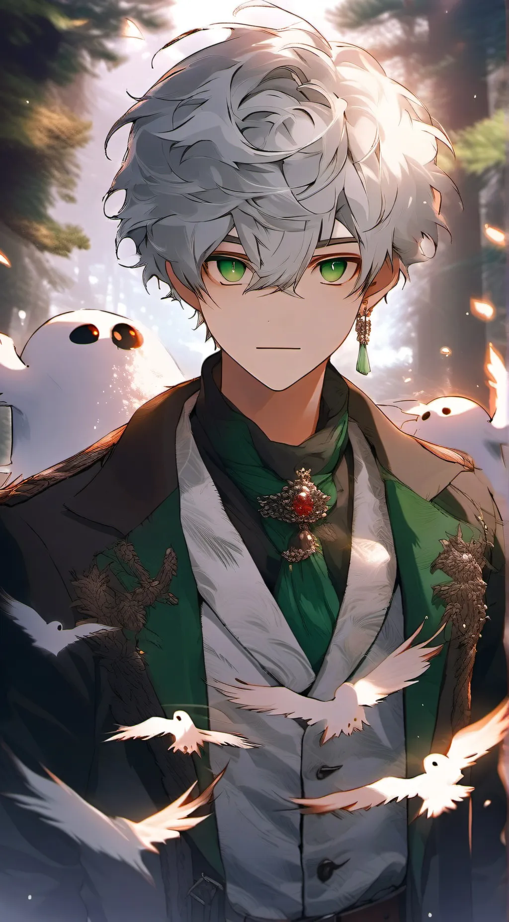 ai character: Hayate background