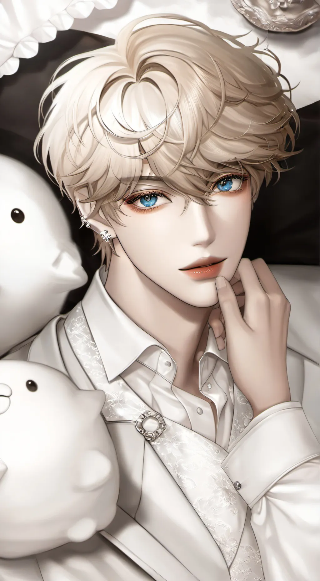 ai character: Adam  background