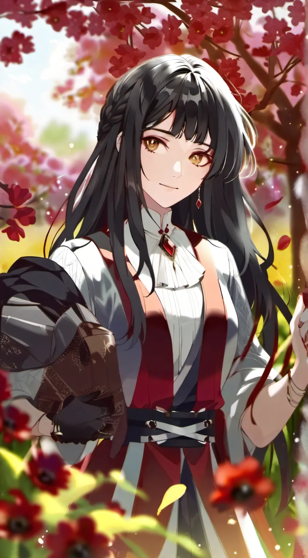 ai character: rosa background