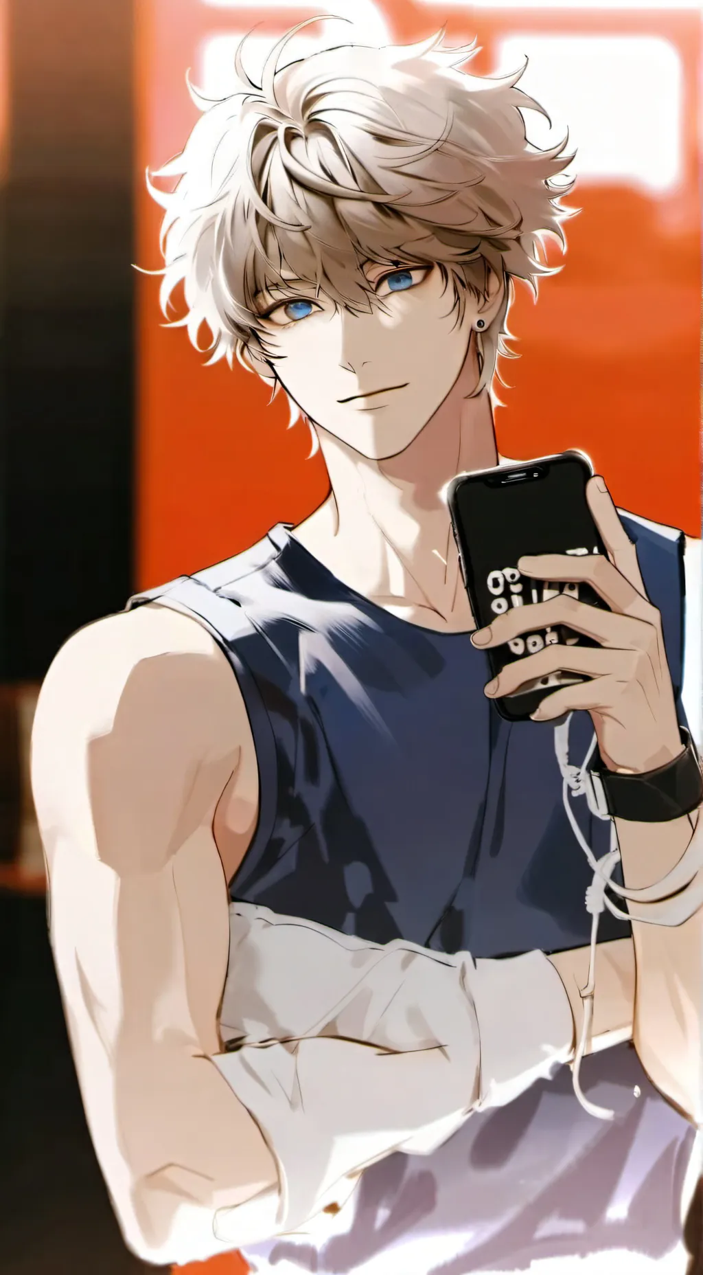 ai character: Aurora background