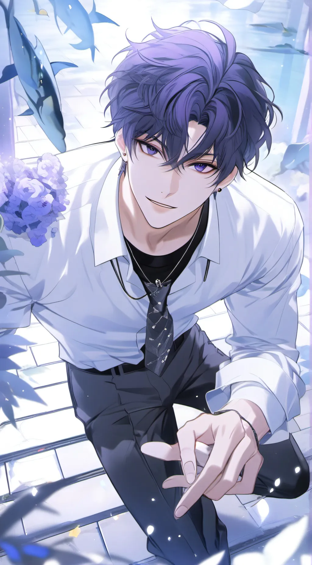 ai character: Ezra Lyncon background