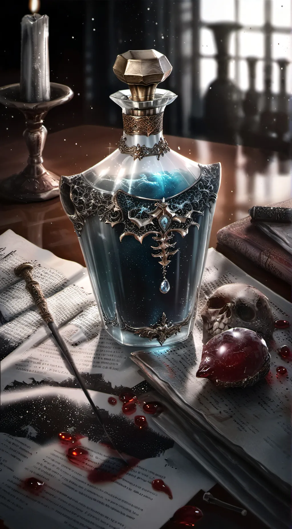 ai character: Vampire potion background