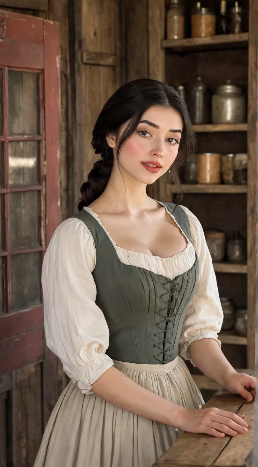 ai character: Silvia  background